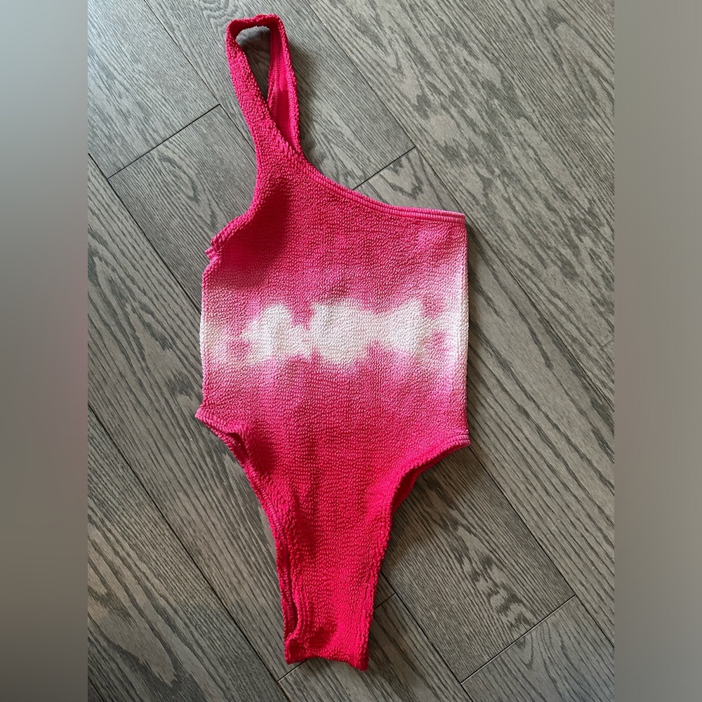 Bond-eye crinkle one shoulder one piece new with tags- one size fits all